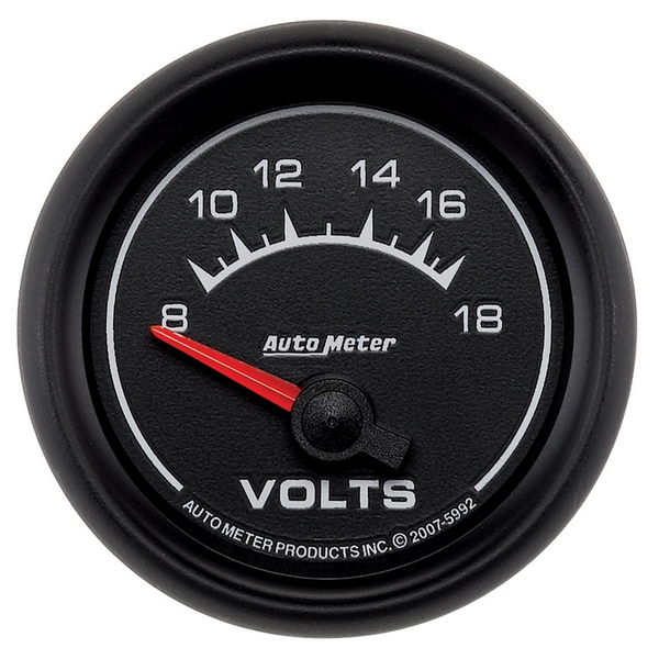 2-1/16" VOLTMETER, 8-18V, ES